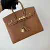  Hermes Birkin 25cm CC37 Gold Handmade Hand Stitching Epsom Leather Gold Hardware #3501 - Image 15