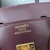  Hermes Birkin 25cm CC55 Rough Handmade Hand Stitching Box Leather Gold Hardware #3498 - Image 3