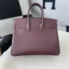  Hermes Birkin 25cm CC55 Rough Handmade Hand Stitching Box Leather Gold Hardware #3498 - Image 8