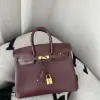  Hermes Birkin 25cm CC55 Rough Handmade Hand Stitching Box Leather Gold Hardware #3498 - Image 13