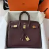  Hermes Birkin 25cm CC55 Rough Handmade Hand Stitching Box Leather Gold Hardware #3498 - Image 14