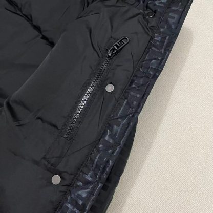  FENDI Black FF nylon down jacket 2024 winter #3396 - Image 4