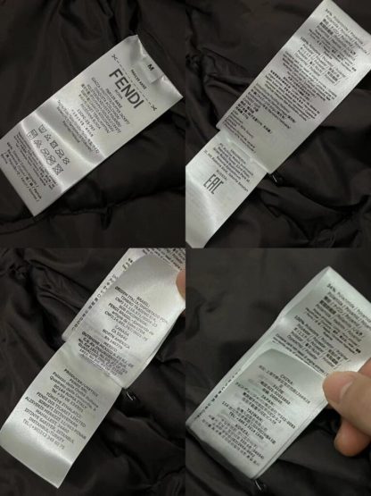  FENDI Brown tech fabric down jacket 2024 winter #3395 - Image 2