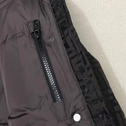  FENDI Brown tech fabric down jacket 2024 winter #3395 - Image 10