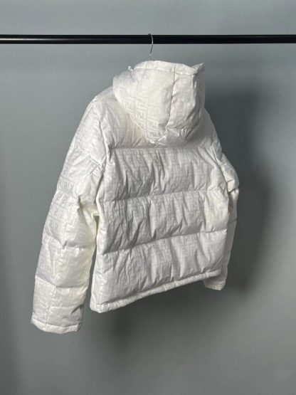  FENDI White tech fabric down jacket 2024 Winter #3394 - Image 18