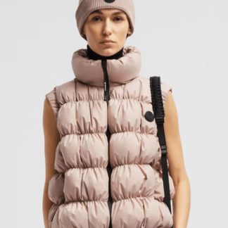 Replica Moncler Women's APRIATE DOWN GILET LIGHT PINK 2024 #3743