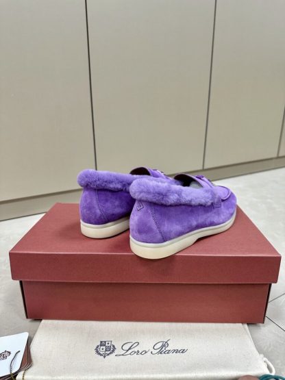  Loro Piana Summer Charms Walk Loafers 2024 Purple Vip Quality #3664 - Image 6