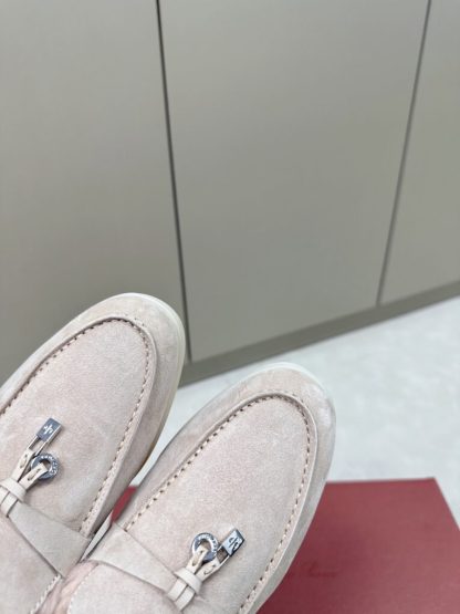 2024 Loro Piana Summer Charms Walk Loafers  Light Pink Vip Quality #3661 - Image 5