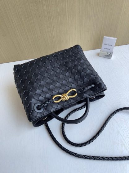  Bottega Veneta Small Andiamo Tote Bag Top handle bag Black #3652 - Image 6