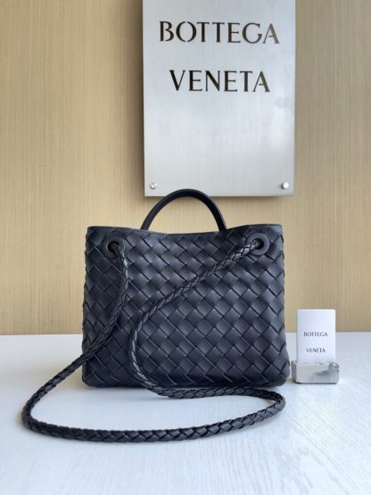  Bottega Veneta Small Andiamo Tote Bag Top handle bag Black #3652 - Image 8