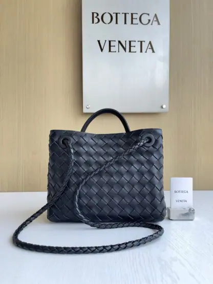  Bottega Veneta Small Andiamo Tote Bag Top handle bag Black #3652 - Image 8