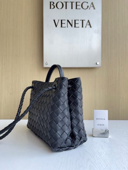  Bottega Veneta Small Andiamo Tote Bag Top handle bag Black #3652 - Image 9