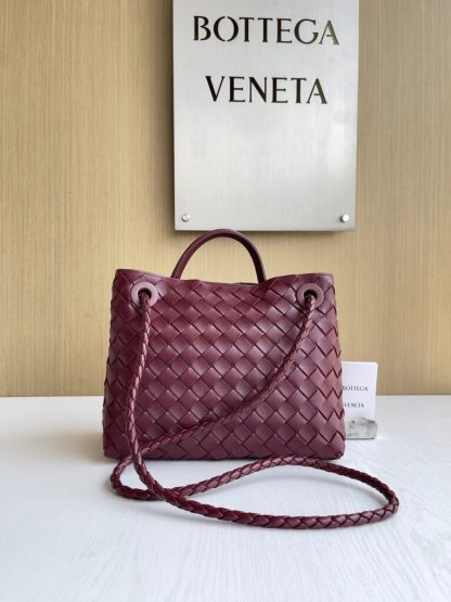  Bottega Veneta Small Andiamo Tote Bag Top handle bag Barolo #3649 - Image 4