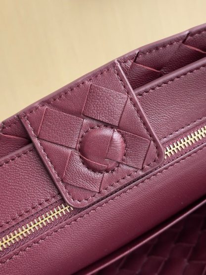  Bottega Veneta Small Andiamo Tote Bag Top handle bag Barolo #3649 - Image 3