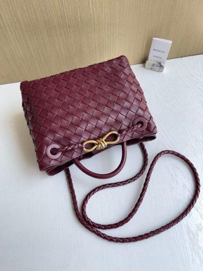  Bottega Veneta Small Andiamo Tote Bag Top handle bag Barolo #3649 - Image 8