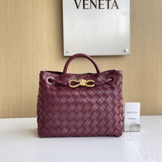 Replica Bottega Veneta Small Andiamo Tote Bag Top handle bag Barolo #3649