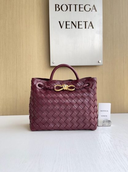 Replica Bottega Veneta Small Andiamo Tote Bag Top handle bag Barolo #3649