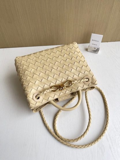  Bottega Veneta Small Andiamo Tote Bag Top handle bag Light butterscotch #3648 - Image 4