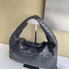  Bottega Veneta Small Hop Black Shoulder Bag Calf Leather #3697 - Image 7