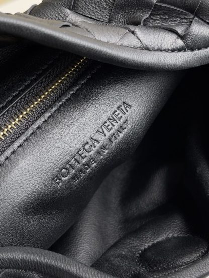  Bottega Veneta Small Hop Black Shoulder Bag Calf Leather #3697 - Image 4