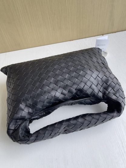  Bottega Veneta Small Hop Black Shoulder Bag Calf Leather #3697 - Image 5