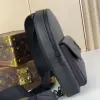  Louis Vuitton Pilot Slingbag M23736 Encre Men's Bag Black #3616 - Image 4