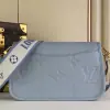  Louis Vuitton Diane Satchel Bag M46846 Blue Hour #3677 - Image 8