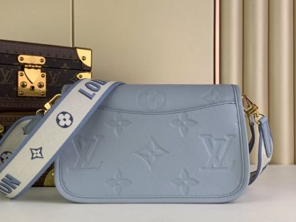  Louis Vuitton Diane Satchel Bag M46846 Blue Hour #3677 - Image 8