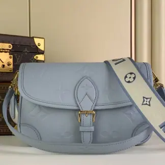 Replica Louis Vuitton Diane Satchel Bag M46846 Blue Hour #3677