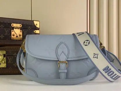 Replica Louis Vuitton Diane Satchel Bag M46846 Blue Hour #3677