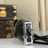  Louis Vuitton Slim Trunk Black M25445 #3594 - Image 12