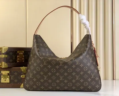  Louis Vuitton Slouchy MM Bag Tote M12098 #3679 - Image 3