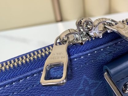  Louis Vuitton Keepall Bandoulière 55 M11558 Blue #3590 - Image 4