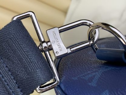  Louis Vuitton Keepall Bandoulière 55 M11558 Blue #3590 - Image 5