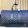  Louis Vuitton Keepall Bandoulière 55 M11558 Blue #3590 - Image 6