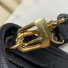  Louis Vuitton Diane Satchel Bag M46386 Black #3675 - Image 5