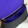 Louis Vuitton Diane Satchel Bag M46386 Black #3675 - Image 3