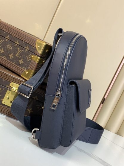  Louis Vuitton Pilot Slingbag M11601 Encre Men's Bag #3615 - Image 9