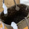  Louis Vuitton Reversible Neverfull Bandoulière Inside Out BB M12109 Dark Fango VIP quality #3614 - Image 4