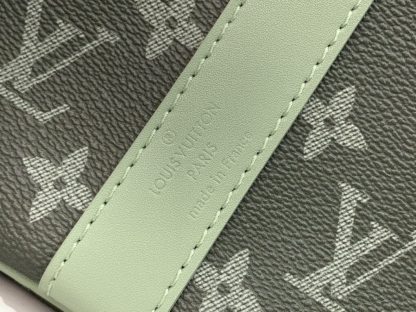  Louis Vuitton Keepall Bandoulière 45 Green Monogram M11718 #3612 - Image 2
