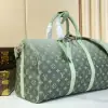  Louis Vuitton Keepall Bandoulière 45 Green Monogram M11718 #3612 - Image 9
