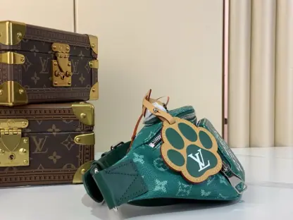  Louis Vuitton Rush Bumbag Men's Green Bag M12867 #3729 - Image 6