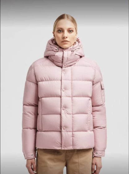 Replica Moncler Women's MONCLER MAYA 70 SHORT DOWN JACKET LIGHT PINK 2024 #3749