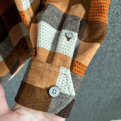  Louis Vuitton Button-Down Long-Sleeved Flannel Shirt 1AFXSJ #3604 - Image 7