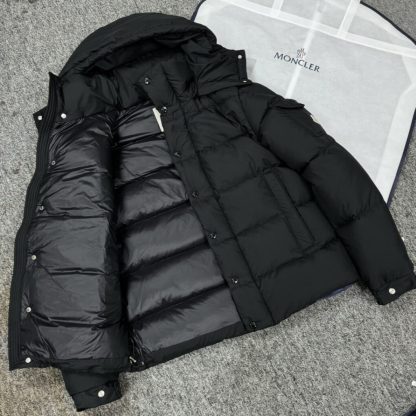  Moncler Women's MONCLER MAYA 70 SHORT DOWN JACKET BLACK 2024 #3750 - Image 4