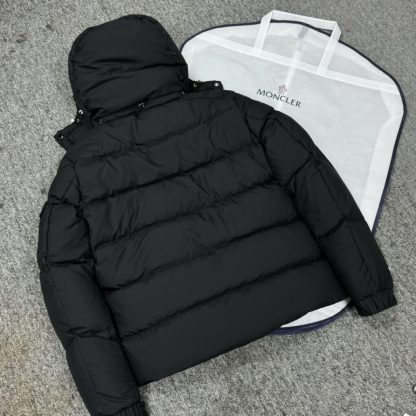  Moncler Women's MONCLER MAYA 70 SHORT DOWN JACKET BLACK 2024 #3750 - Image 7