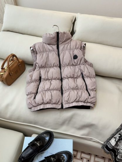 Replica Moncler Women's APRIATE DOWN GILET LIGHT PINK 2024 #3743
