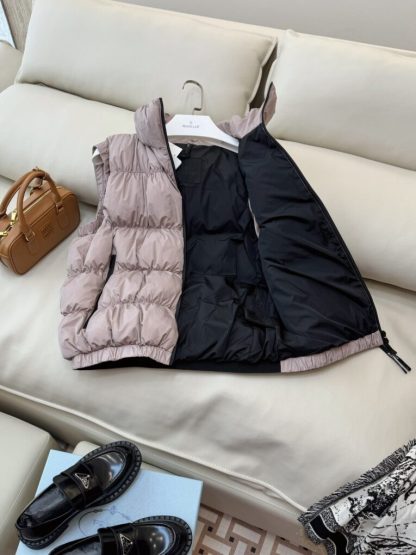  Moncler Women's APRIATE DOWN GILET LIGHT PINK 2024 #3743 - Image 6