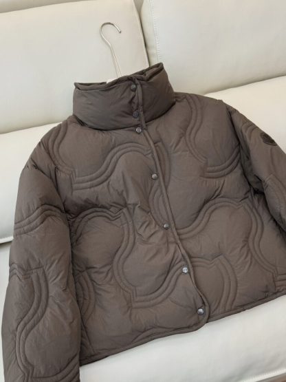  Moncler Women's BERYL SHORT DOWN JACKET Brown 2024 #3745 - Image 8