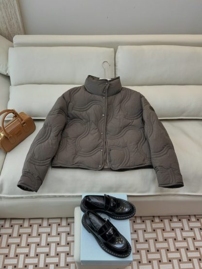 Moncler Women's BERYL SHORT DOWN JACKET Brown 2024 #3745 - Image 6